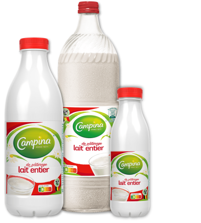 Campina whole milk range FR