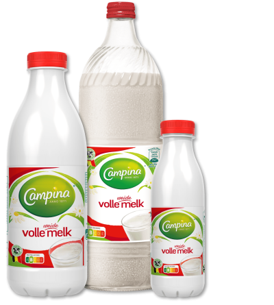 Campina whole milk range NL