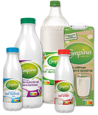 Campina milk range FR