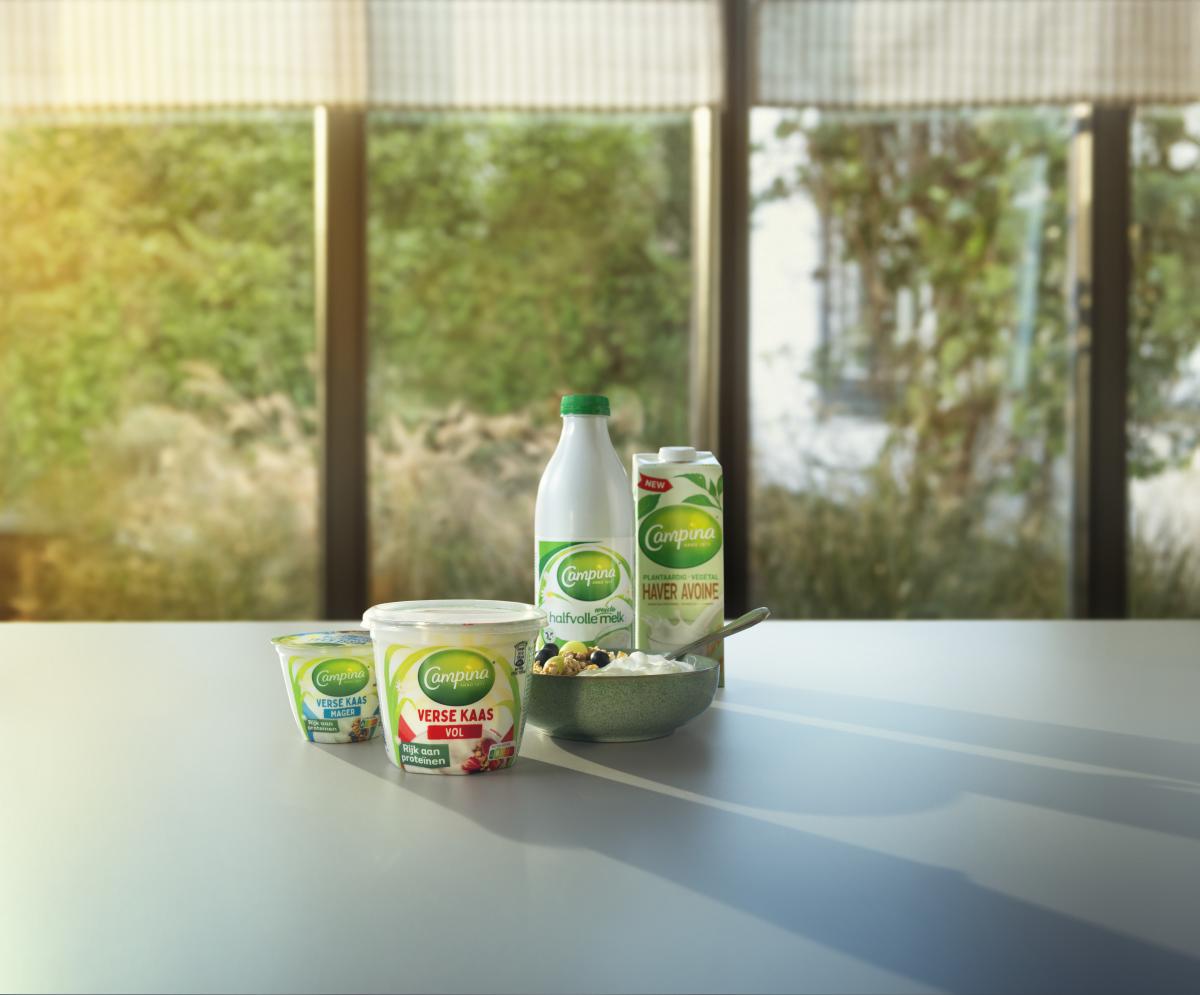 Campina BE overzicht assortiment