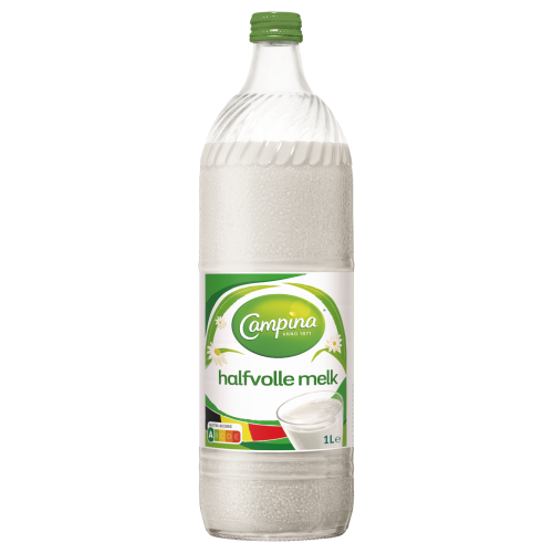 Campina Halfvolle melk 1L Retourglas