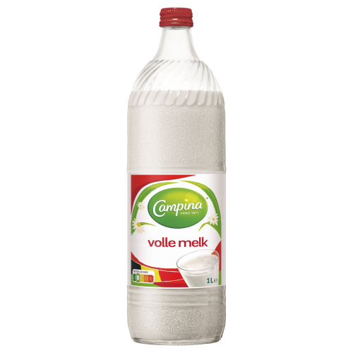 Campina Volle melk 1L Retourglas